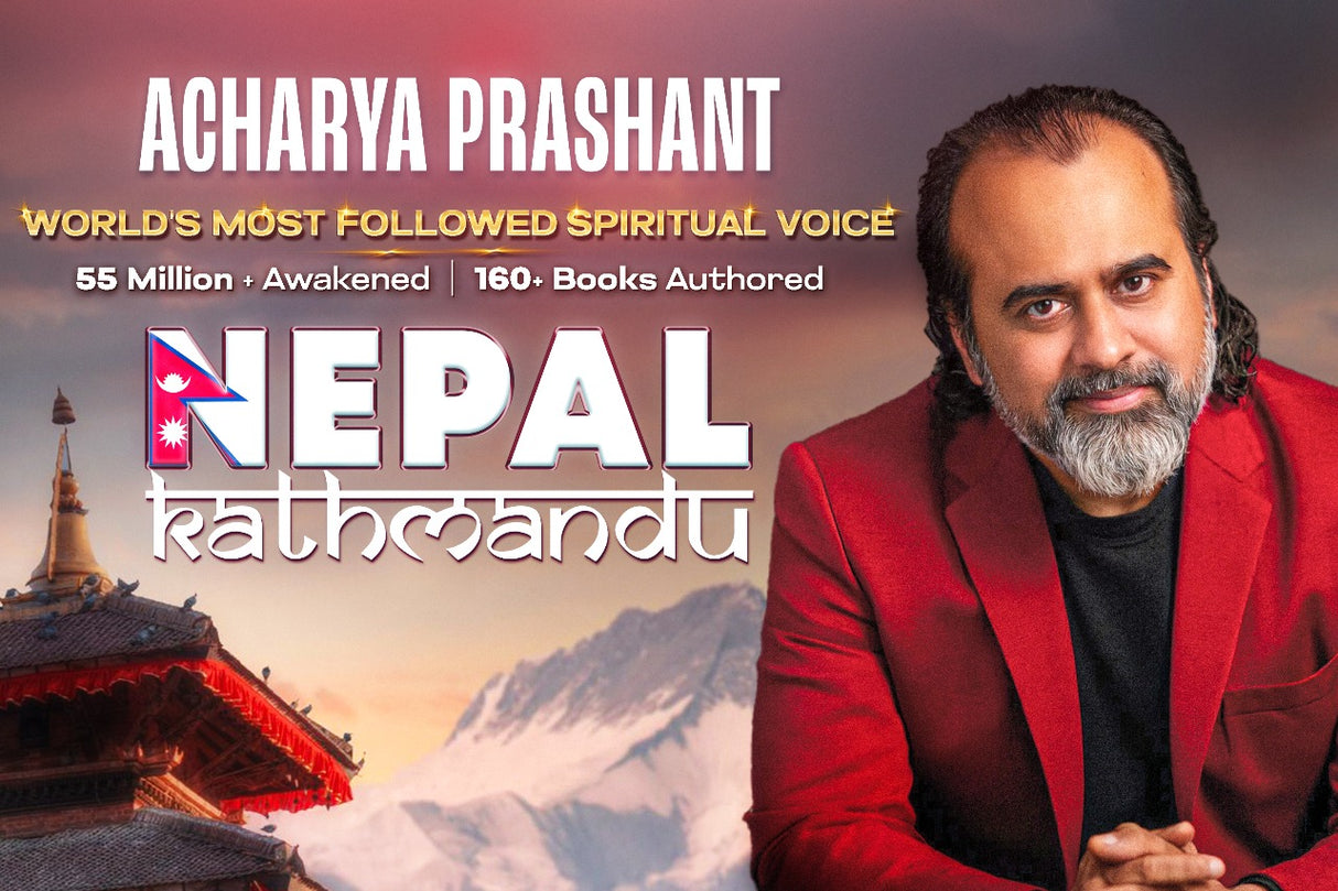 World's most followed spiritual voice– Acharya Prashant– Live in Kathmandu 🇳🇵