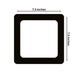 To respect time is to respect life. | SQUARE CLOCK (BLACK) - [Set of 3]