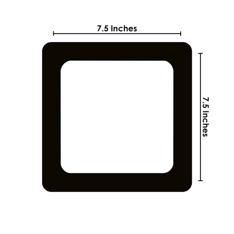To respect time is to respect life. | SQUARE CLOCK (BLACK) - [Set of 3]