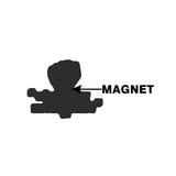 सही लड़ाई, असली जीत | FRIDGE MAGNETS (Small Fist) - [Set of 10]