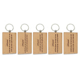 Gita Verse Wooden Keychains (Pack of 5)